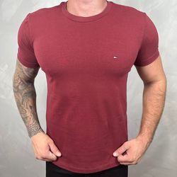 Camiseta TH Vinho ⭐ - C-4837 - DROPA AQUI