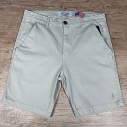 Bermuda Sarja PRL Bege. - 5241 - DROPA AQUI