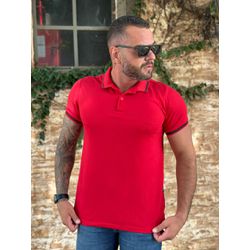 Polo Armani Vermelho - A-5245 - DROPA AQUI