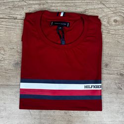 Camiseta TH Vermelho - A-5292 - Outlet Don Reis | 8 anos - As melhores marcas masculinas!