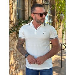 Polo Armani Branco - A-5310 - DROPA AQUI