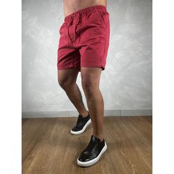 Short Sarja PRL Vermelho - 5327 - DROPA AQUI