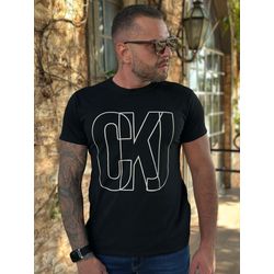 Camiseta CK Preto DFC - 5402 - DROPA AQUI