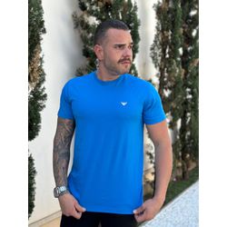 Camiseta Armani Azul - B-5411 - REI DO ATACADO