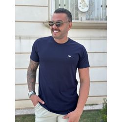 Camiseta Armani Azul - B-5412 - REI DO ATACADO