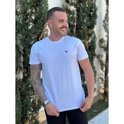 Camiseta Armani Branco - B-5413 - REI DO ATACADO