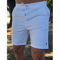Short Sarja PRL Branco - 5455 - DROPA AQUI