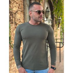 Camiseta Manga Longa CK Verde - 5534 - DROPA AQUI