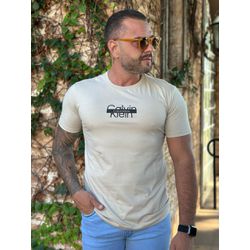 Camiseta CK Caqui - A-5549 - LOJA VIPIX