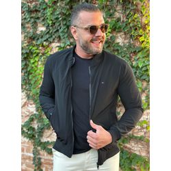Jaqueta Zíper TH Preto - 5616 - DROPA AQUI