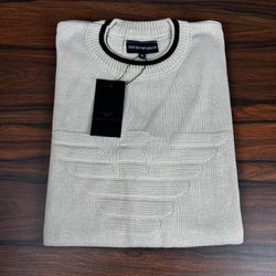 Suéter Armani Bege - 5687 - DROPA AQUI