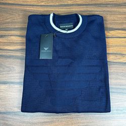 Suéter Armani Azul - 5692 - DROPA AQUI
