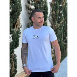 Camiseta Armani Branco - B-5791 - DROPA AQUI