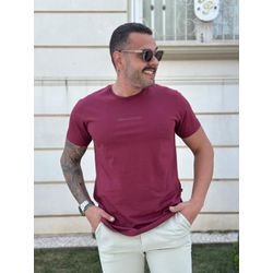 Camiseta Armani Vinho - B-5792 - DROPA AQUI