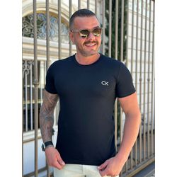 Camiseta CK Preto DFC - 5818 - REI DO ATACADO