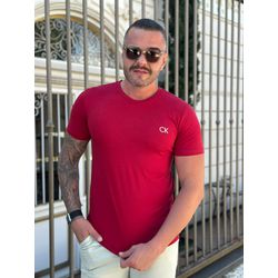 Camiseta CK Vermelho DFC - 5819 - REI DO ATACADO