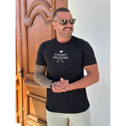 Camiseta Tommy H. - Preta - A-5835 - Outlet Don Reis | 8 anos - As melhores marcas masculinas!