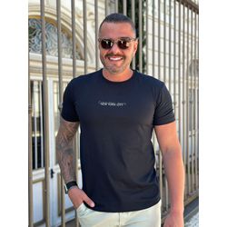 Camiseta CK Preto - A-5844 - REI DO ATACADO