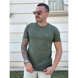 Camiseta CK Verde - A-5861 - REI DO ATACADO