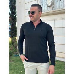 Suéter Zíper TH Preto - 5949 - DROPA AQUI