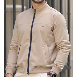 Jaqueta Zíper Aramis Creme - 6034 - RP IMPORTS