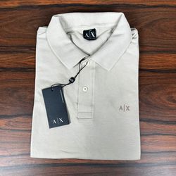 Polo Armani Bege - A-6089 - LOJA VIPIX