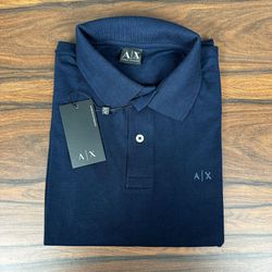 Polo Armani Azul - A-6092 - LOJA VIPIX