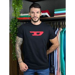 Camiseta Diesel Preto. - C-6237 - LOJA VIPIX