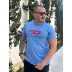 Camiseta Diesel Azul - C-6239 - REI DO ATACADO