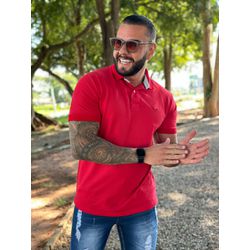 Polo TH Vermelho. - A-6377 - LOJA VIPIX
