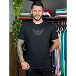 Camiseta Armani Preto. - B-6501 - DROPA AQUI