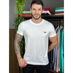 Camiseta Armani Branco. - B-6505 - DROPA AQUI