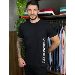 Camiseta Armani Preto. - B-6506 - DROPA AQUI