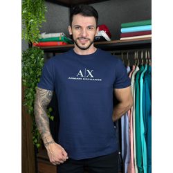 Camiseta Armani Azul. - B-6511 - DROPA AQUI