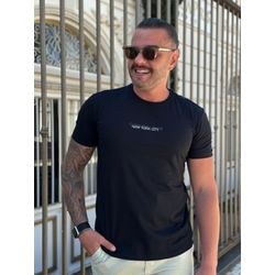 Camiseta CK Preto. - A-6520 - DROPA AQUI