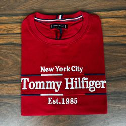 Camiseta TH Vermelho. - A-6545 - RP IMPORTS