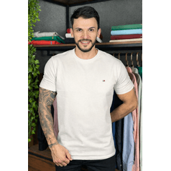 Camiseta TH Off White. - A-6549 - DROPA AQUI