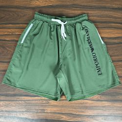 Bermuda Short Armani Verde.⭐ - 6712 - DROPA AQUI