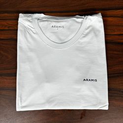 Camiseta Aramis Branco. - C-6791 - DROPA AQUI