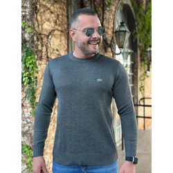 Suéter LCT Chumbo. - 6810 - DROPA AQUI