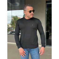 Suéter TH Preto. - 6821 - DROPA AQUI