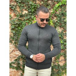 Jaqueta Zíper TH Chumbo - 6827 - DROPA AQUI