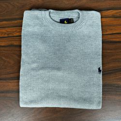 Suéter PRL Cinza. - 6835 - DROPA AQUI