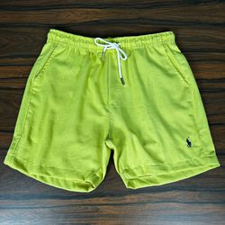 Bermuda Linho Peruano PRL Amarelo. - 6919 - DROPA AQUI