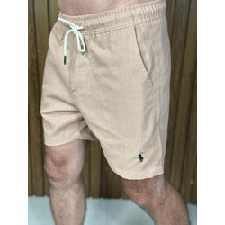 Bermuda Linho PRL Bege. - 6921 - DROPA AQUI