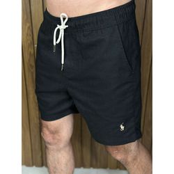 Bermuda Linho Peruano PRL Preto. - 6923 - DROPA AQUI