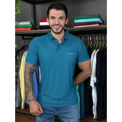  Polo Poliamida TH Verde Petróleo. - A-6936 - DROPA AQUI