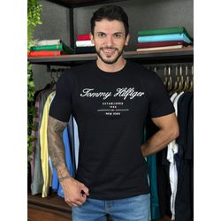 Camiseta TH Preto. - A-6954 - DROPA AQUI