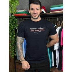 Camiseta TH Preto - A-7023 - REI DO ATACADO
