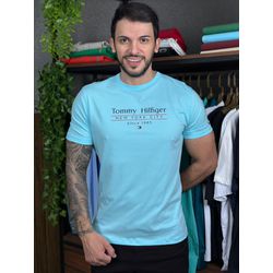 Camiseta TH Azul - A-7025 - REI DO ATACADO